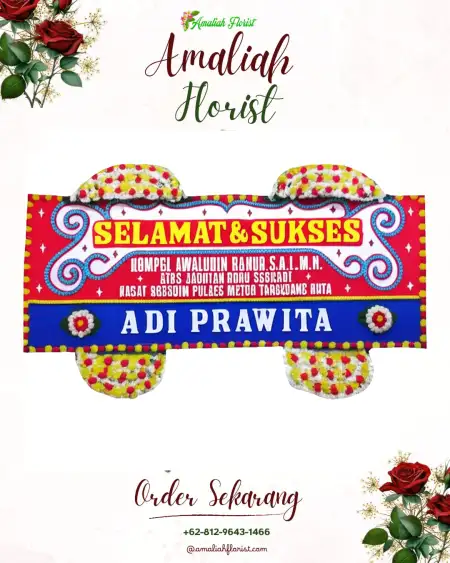 Papan Bunga Ucapan Selamat Pasar Prabumulih I