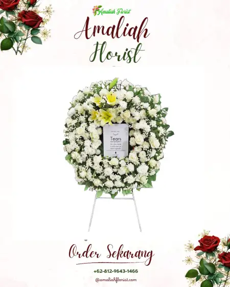 Krans Bunga Duka Pasar Prabumulih I